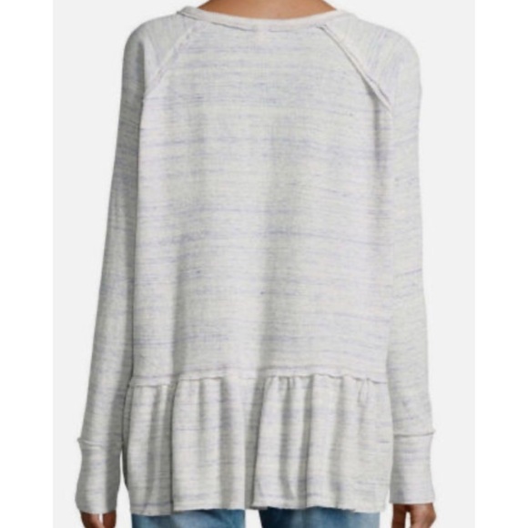 Free People We the Free NWT OB554872 1103 Ivory Blue Combo size M - Picture 2 of 11